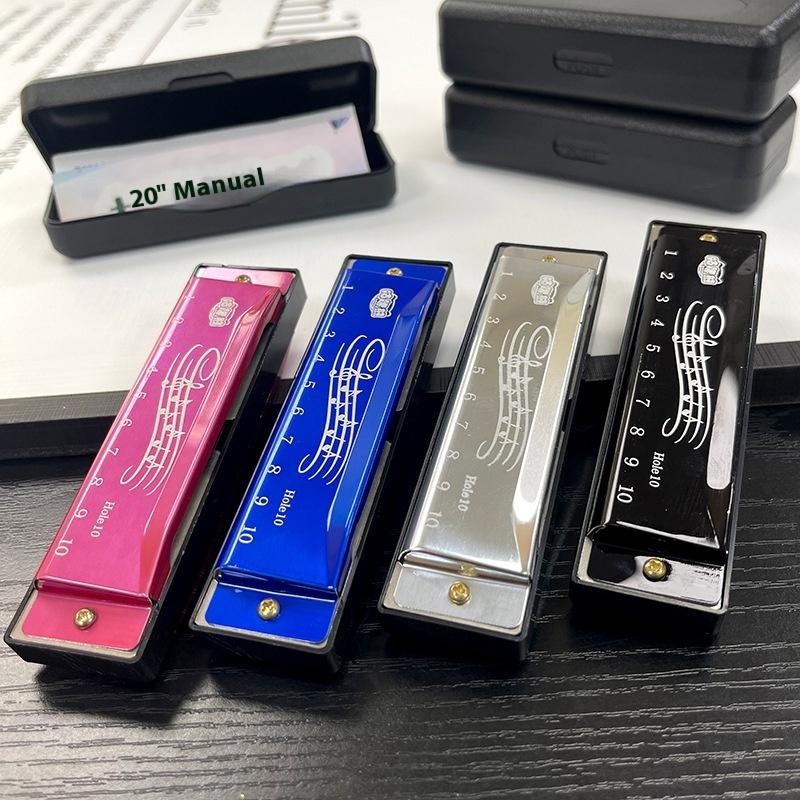 Harmonica 10 Hole - SA1PC ABS+ metal For Beginner Students