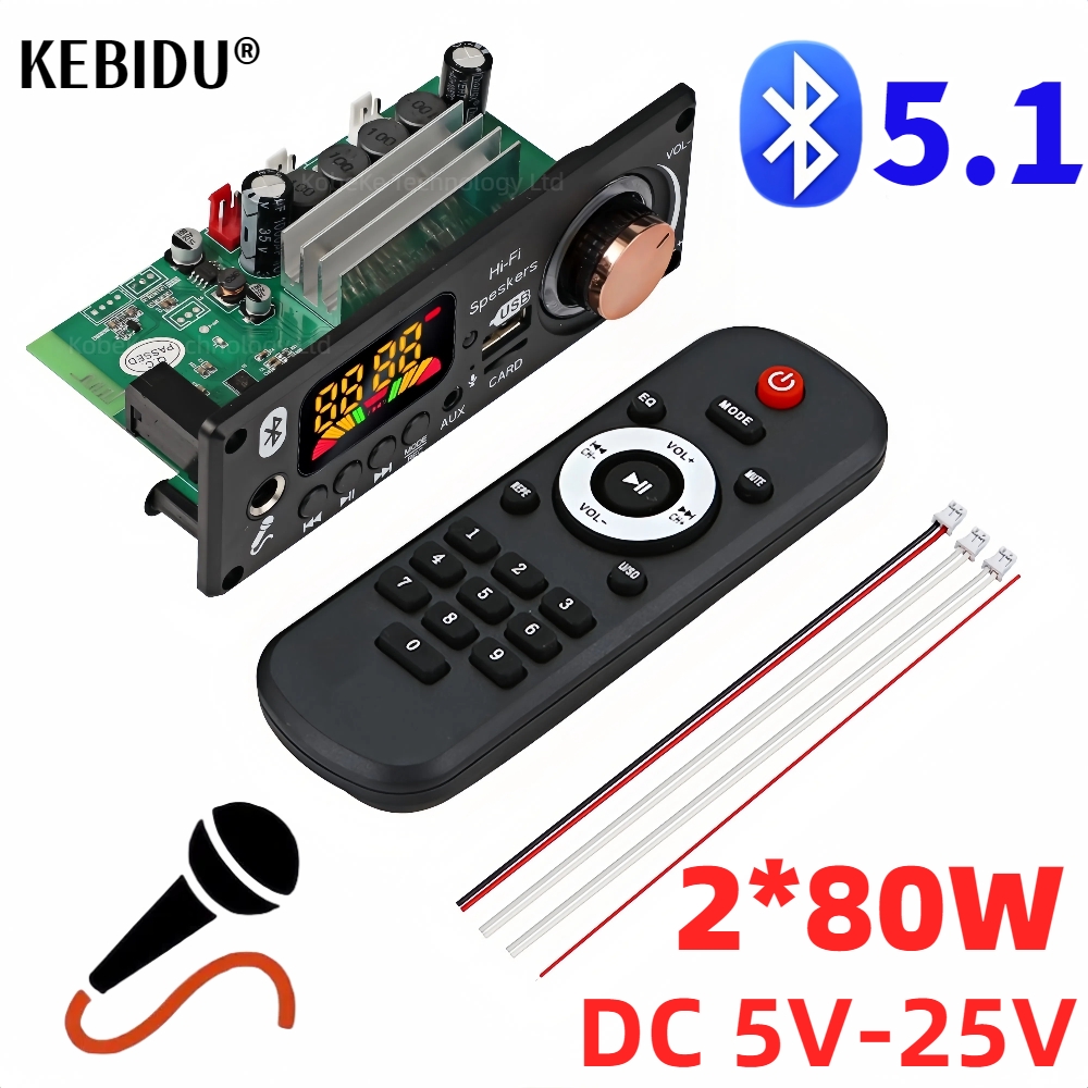 Audio Music Volume - 160W DIY Home Digital Amplifier MP3