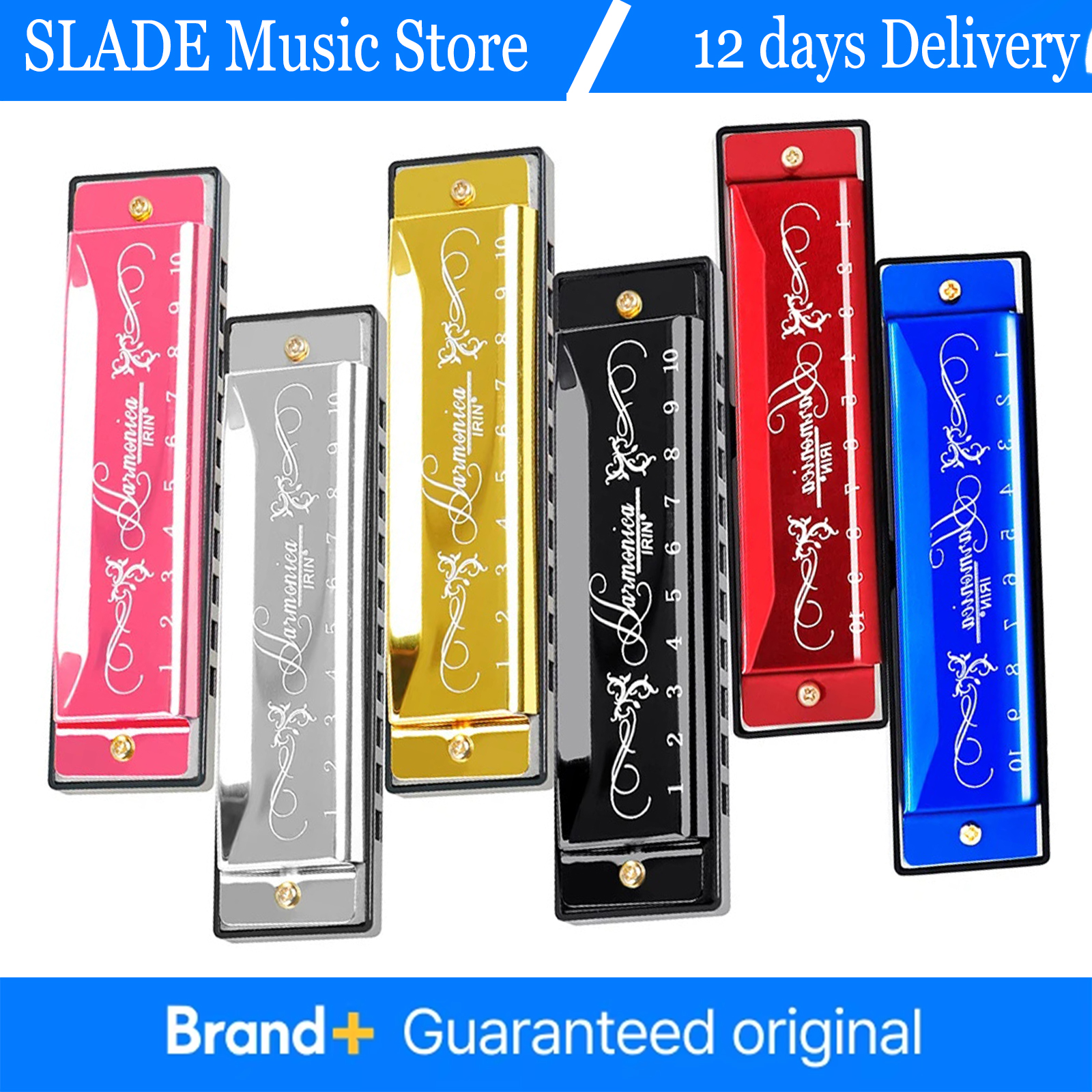 Harmonica 10 Hole - IRIN Harmonica 10 Holes 10 Notes
