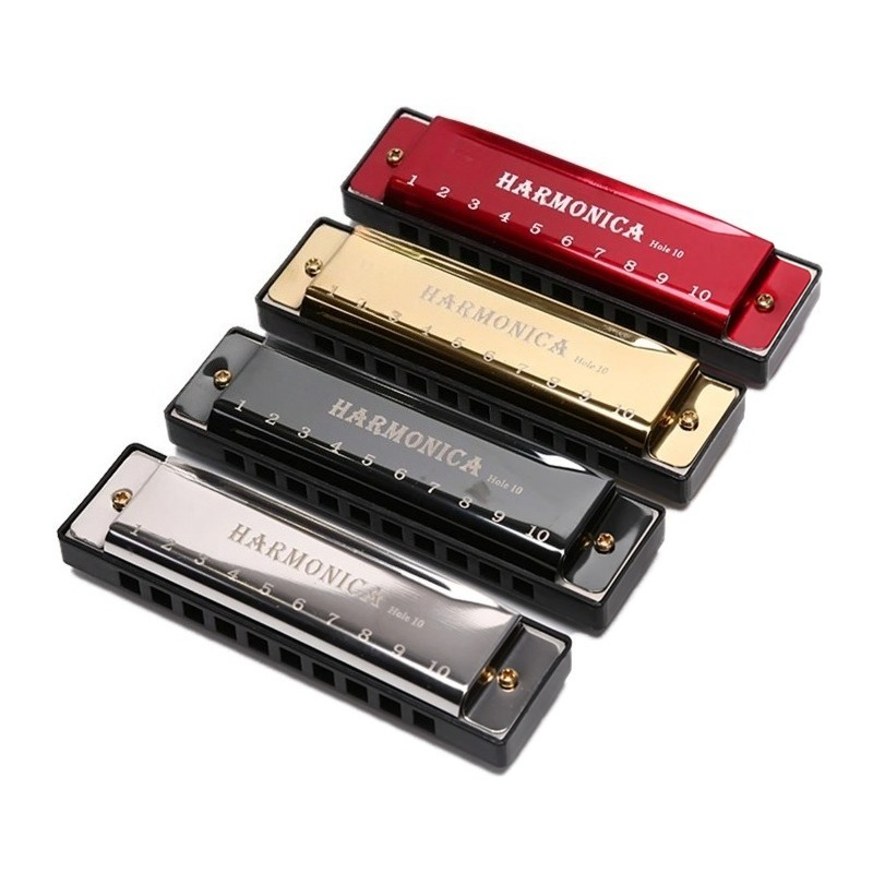 Harmonica 10 Hole - 10 Hole Diatonic Harmonica Key of