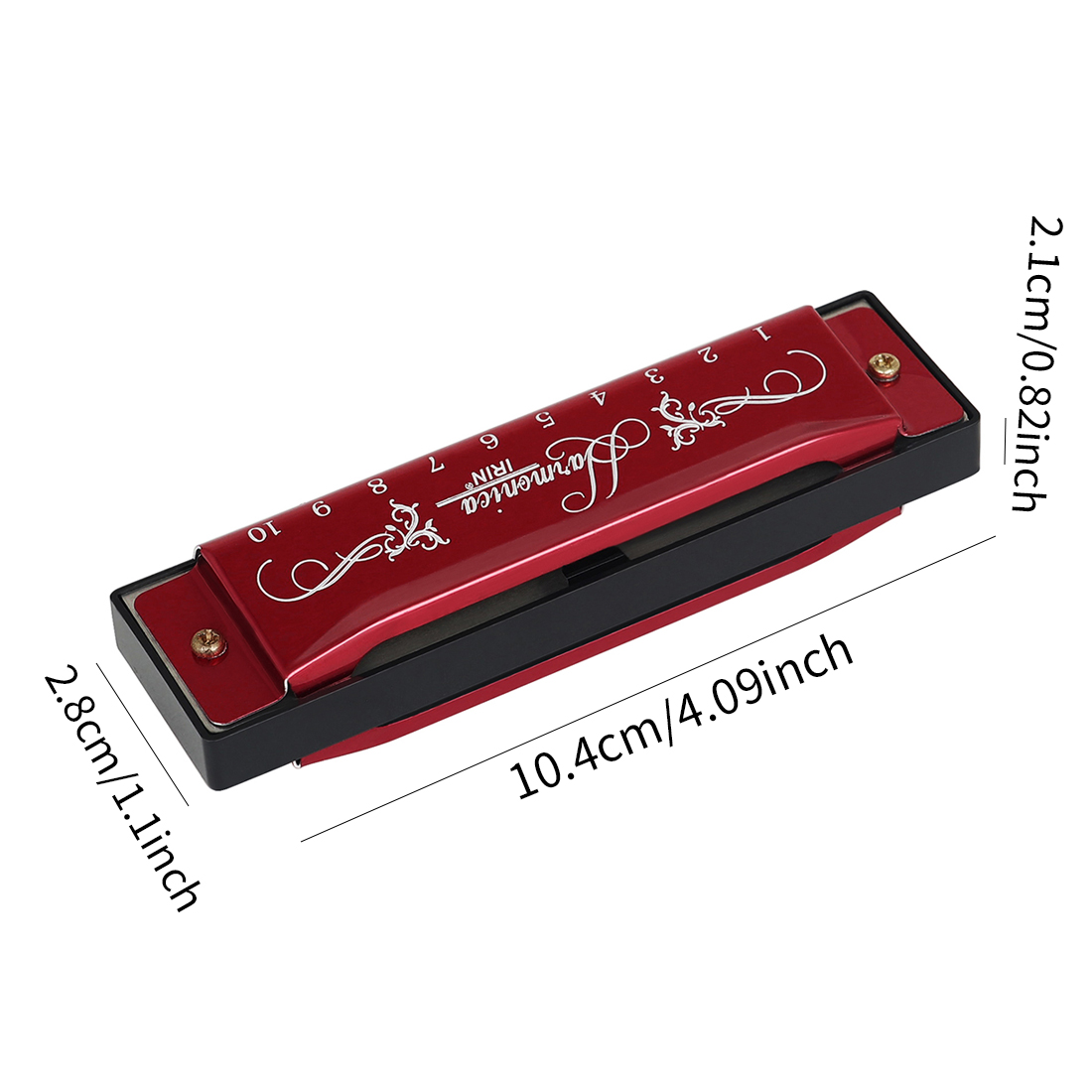 New 10 Hole Harmonica Colorful - огляд і ціна Harmonica 10 Hole
