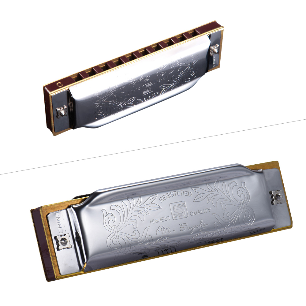 SUZUKI Folkmaster Blues Harmon - огляд і ціна Harmonica 10 Hole
