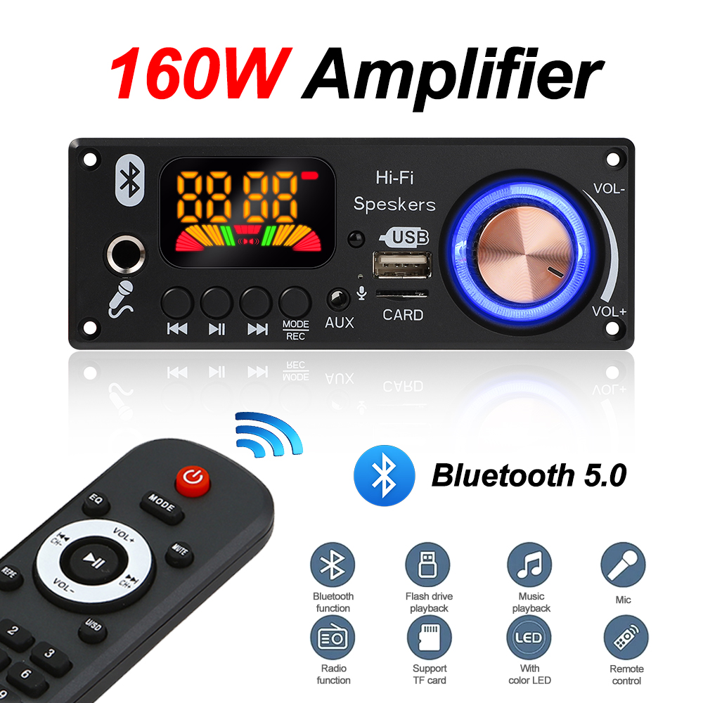 160W DIY Home Digital Amplifie - огляд і ціна Audio Music Volume