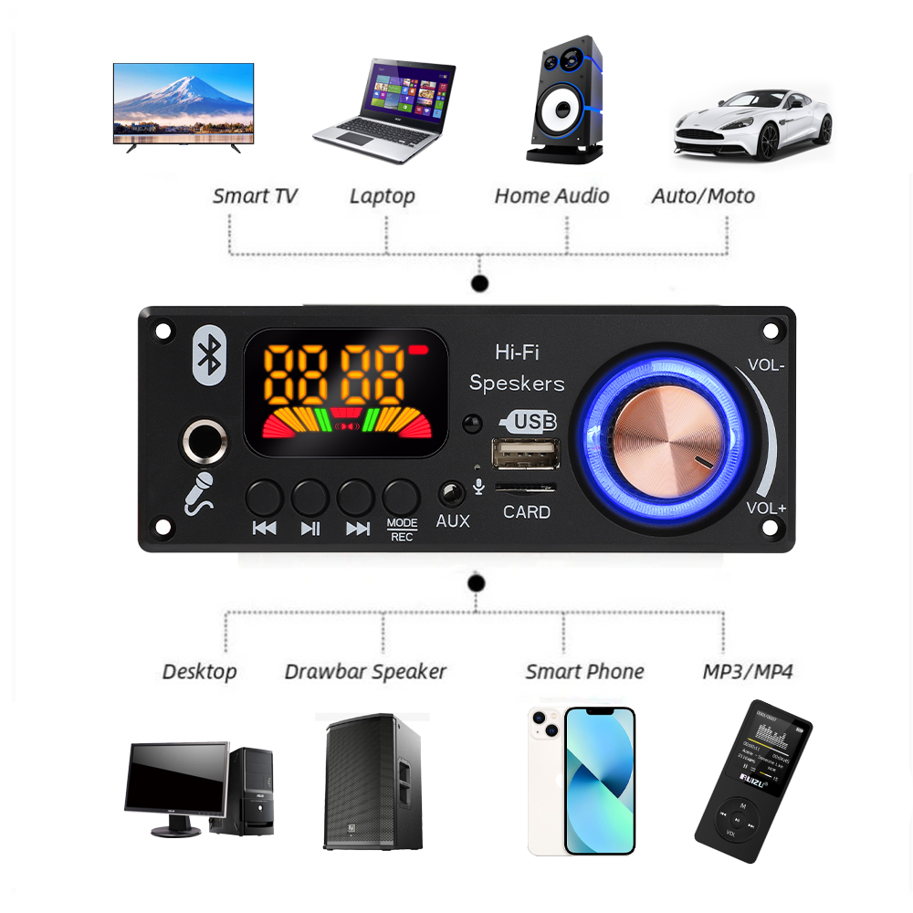 160W DIY Home Digital Amplifie - огляд і ціна Audio Music Volume