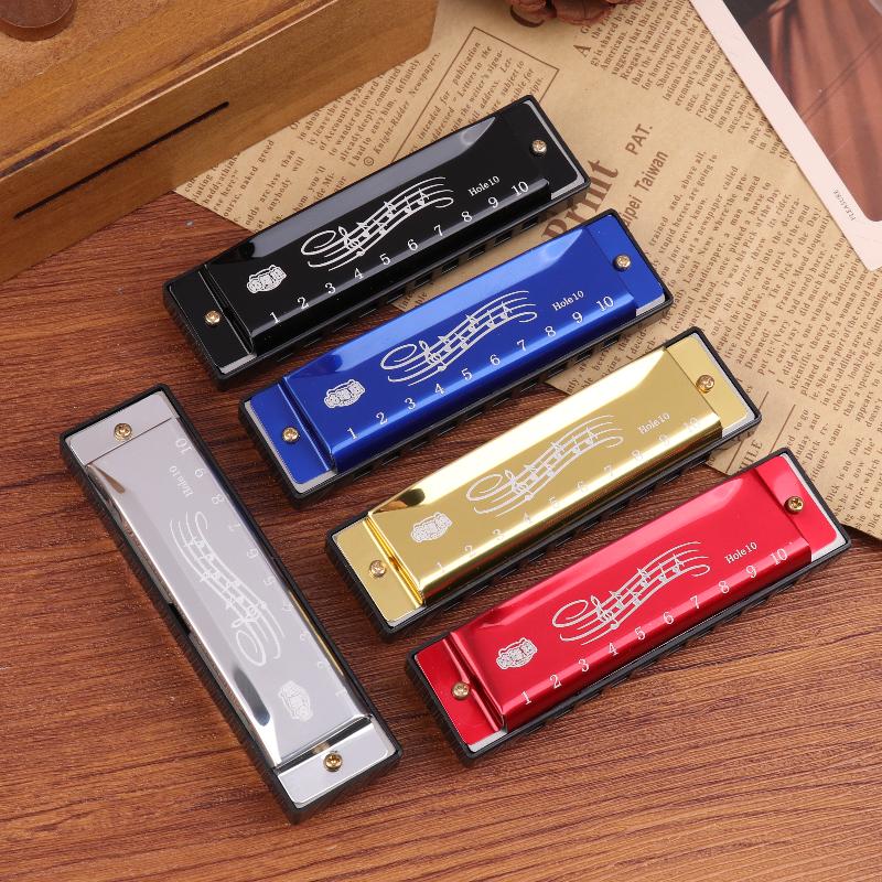 Metal Harmonica for Kids Begin - огляд і ціна Harmonica 10 Hole