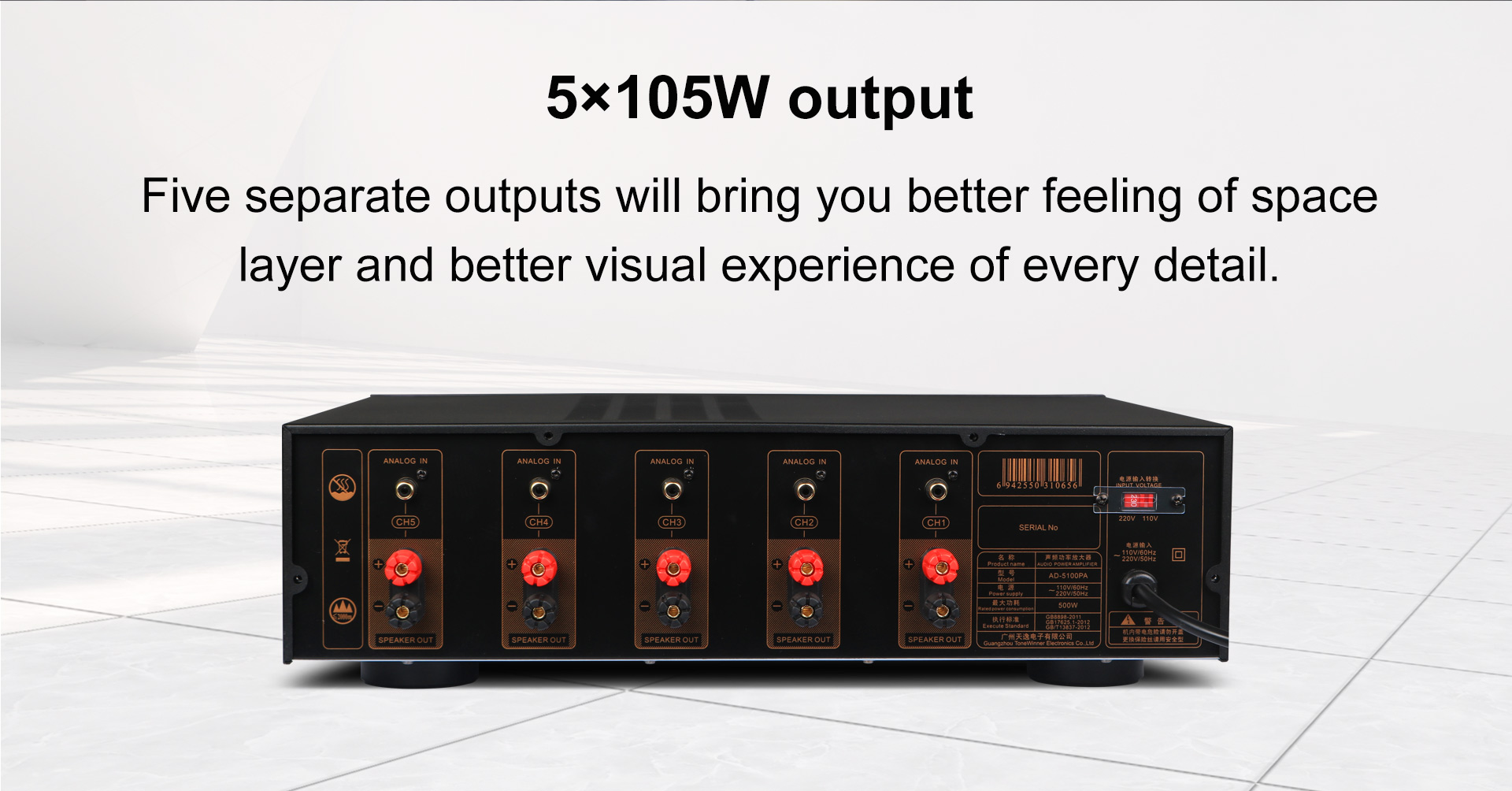 Tonewinner High Quality AD-510 - огляд і ціна Audio & Music Xbox