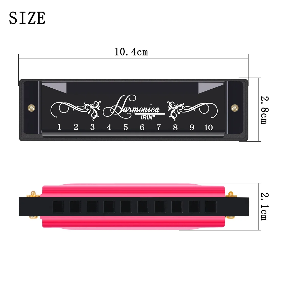 IRIN Harmonica 10 Holes 10 Not - огляд і ціна Harmonica 10 Hole