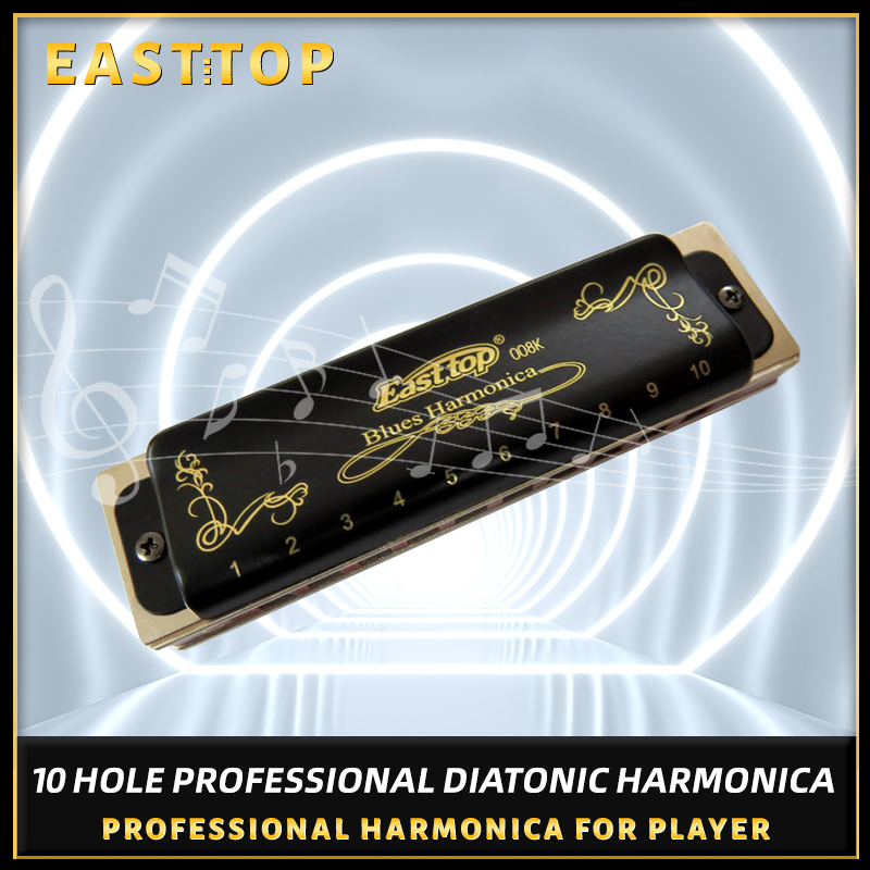 EASTTOP  blues harp mouth orga - огляд і ціна Harmonica 10 Hole