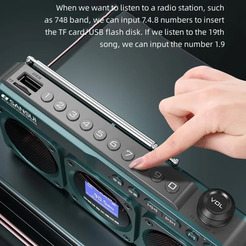 Portable F28 FM Radio Hi-fi So - огляд і ціна Audio Music Volume