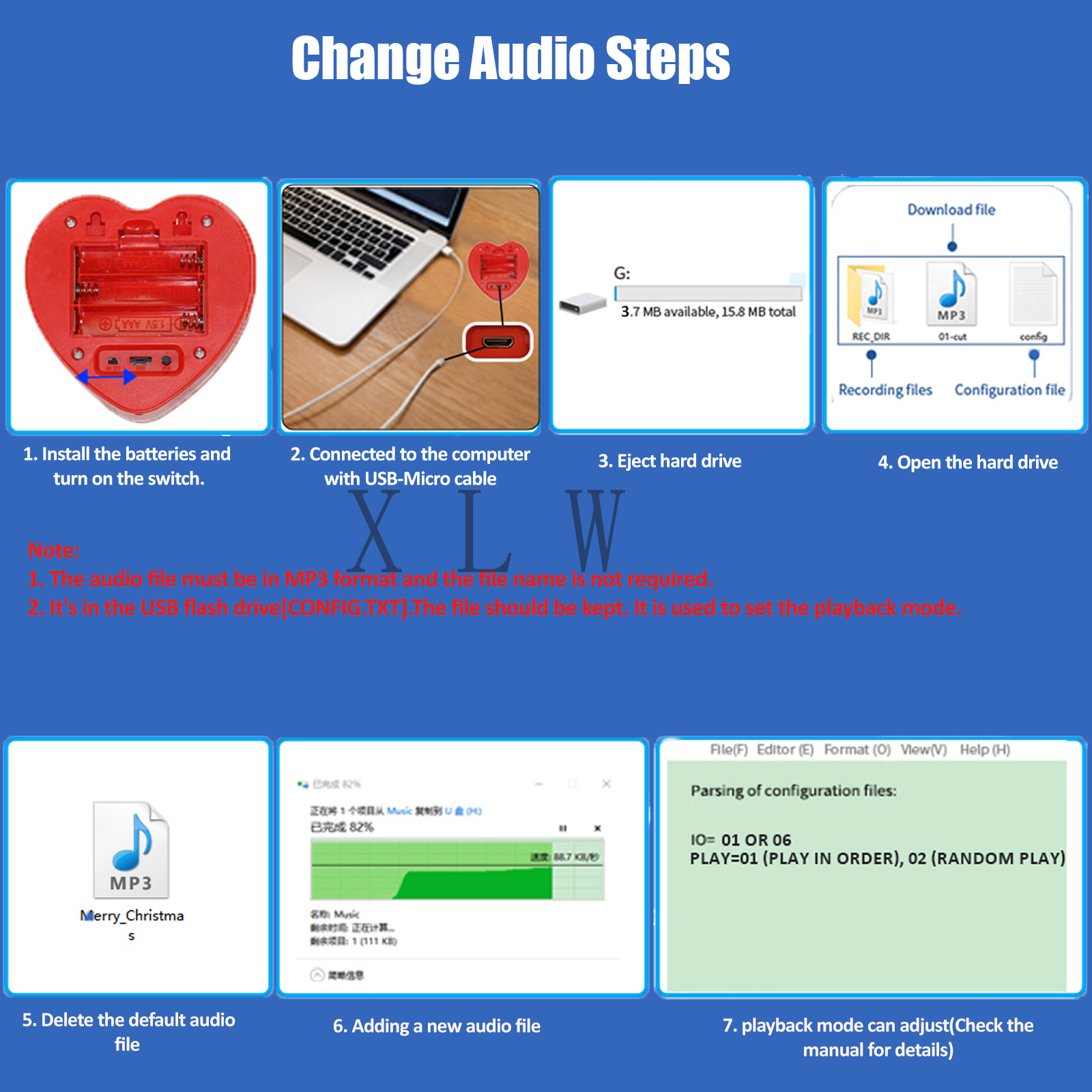 Voice Box for Xmas DIY Gifts B - огляд і ціна Download Audio Music Player