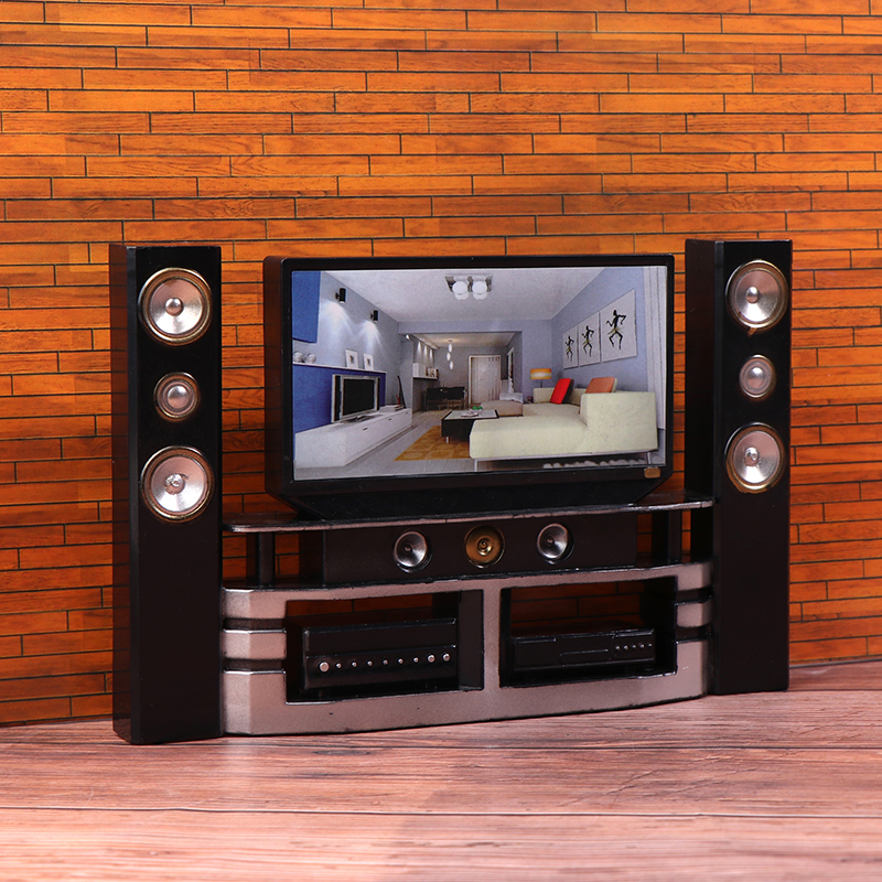 New 1/12 Dollhouse Mini TV Aud - огляд і ціна Audio House Music