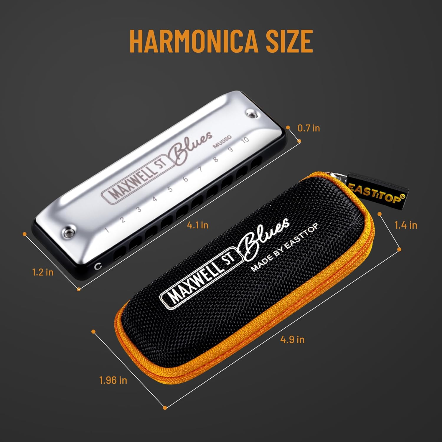 East top MAXWELL ST Blues Harm - огляд і ціна Harmonica 10 Hole